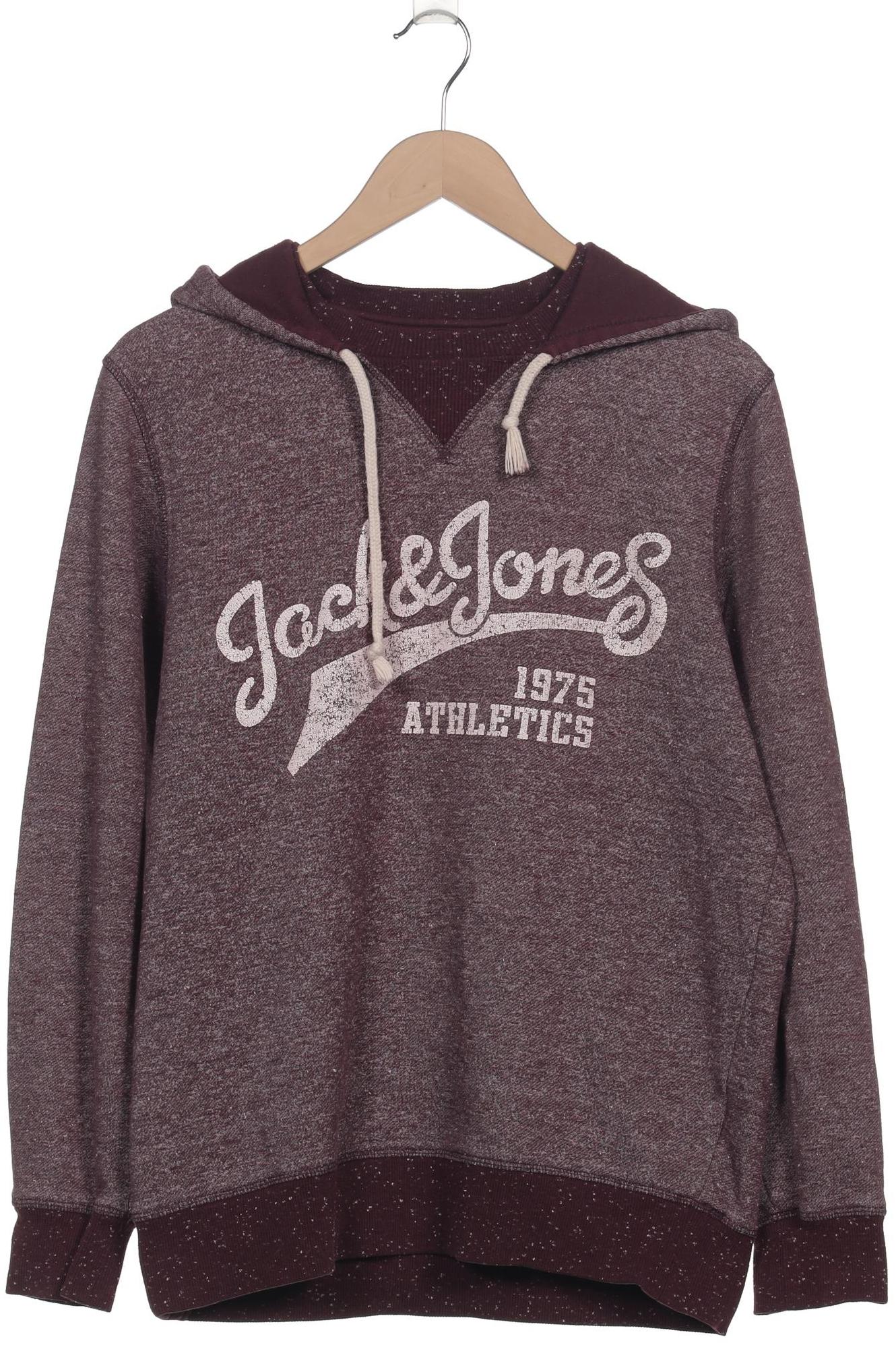 

Jack & Jones Herren Kapuzenpullover, bordeaux, Gr. 52