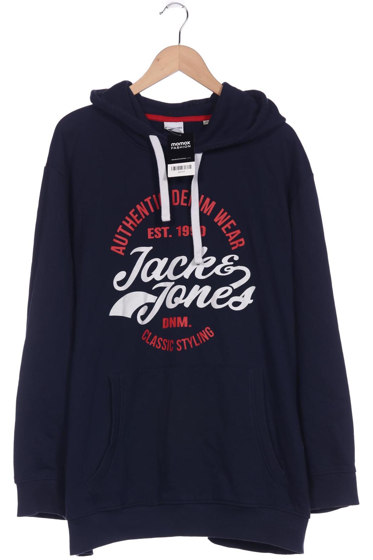 

Jack & Jones Herren Kapuzenpullover, marineblau, Gr. 62