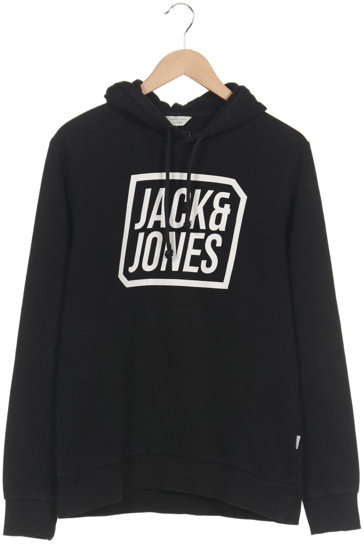 

Jack & Jones Herren Kapuzenpullover, schwarz, Gr. 48