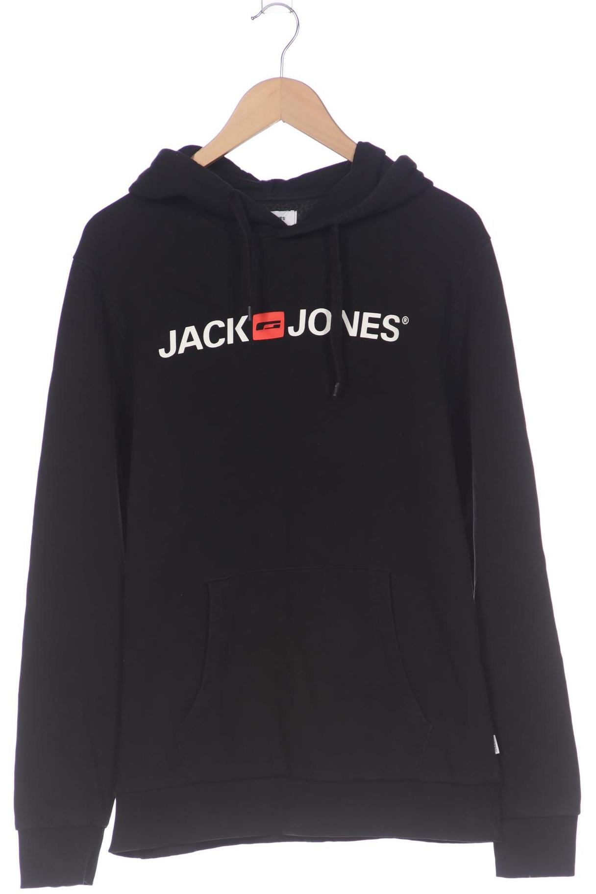 

Jack & Jones Herren Kapuzenpullover, schwarz, Gr. 52