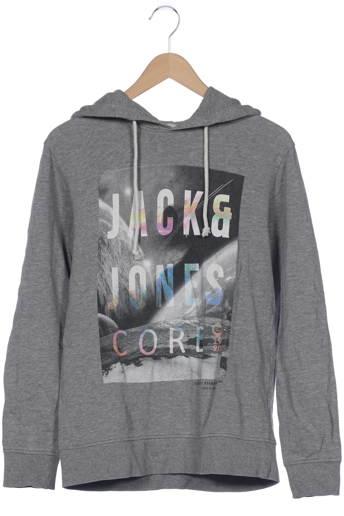 

Jack & Jones Herren Kapuzenpullover, grau, Gr. 48