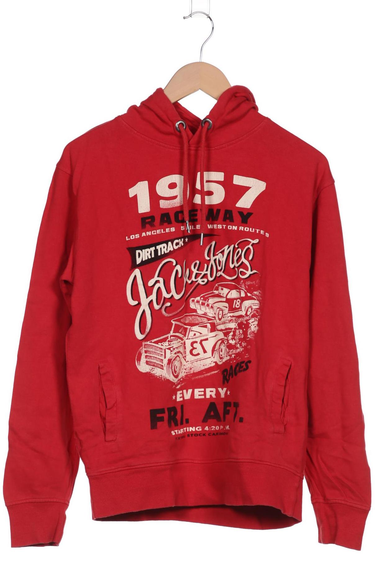 

JACK & JONES Herren Kapuzenpullover, rot