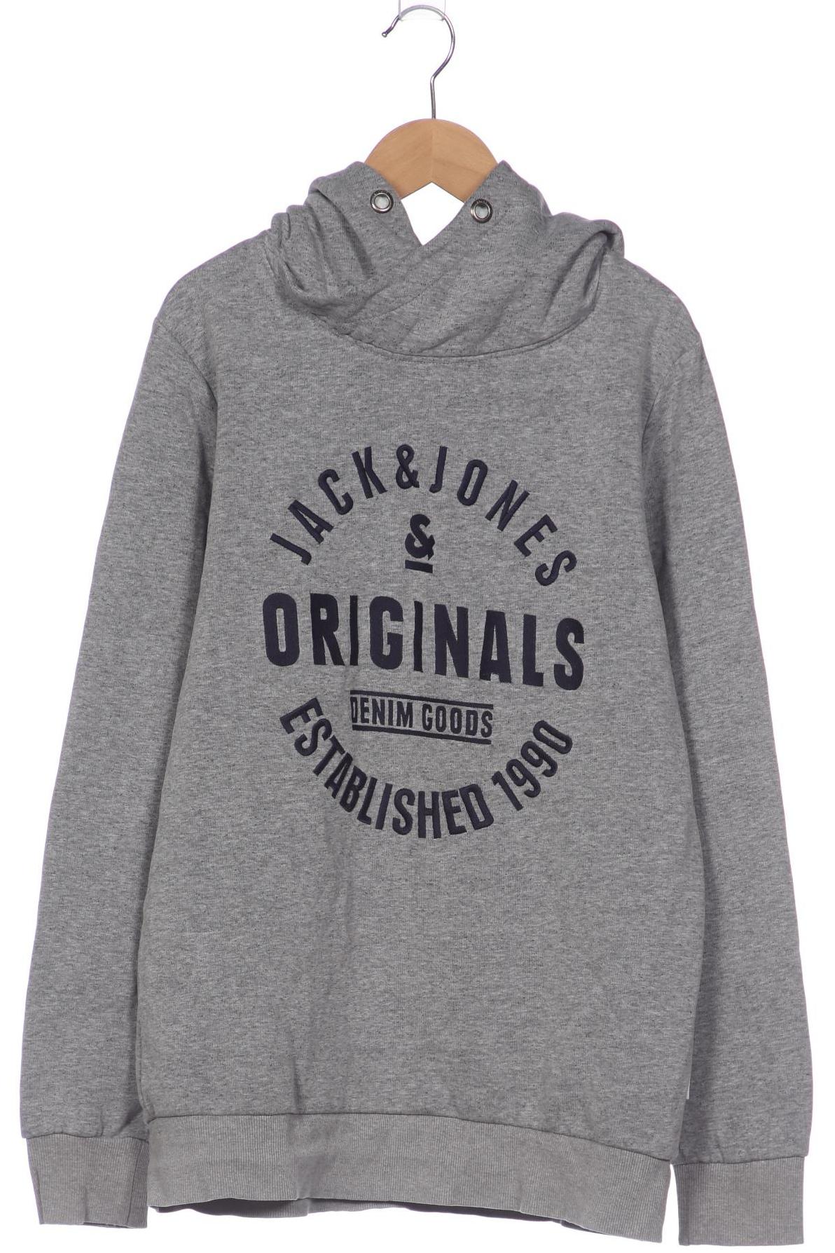 

Jack & Jones Herren Kapuzenpullover, grau, Gr. 52