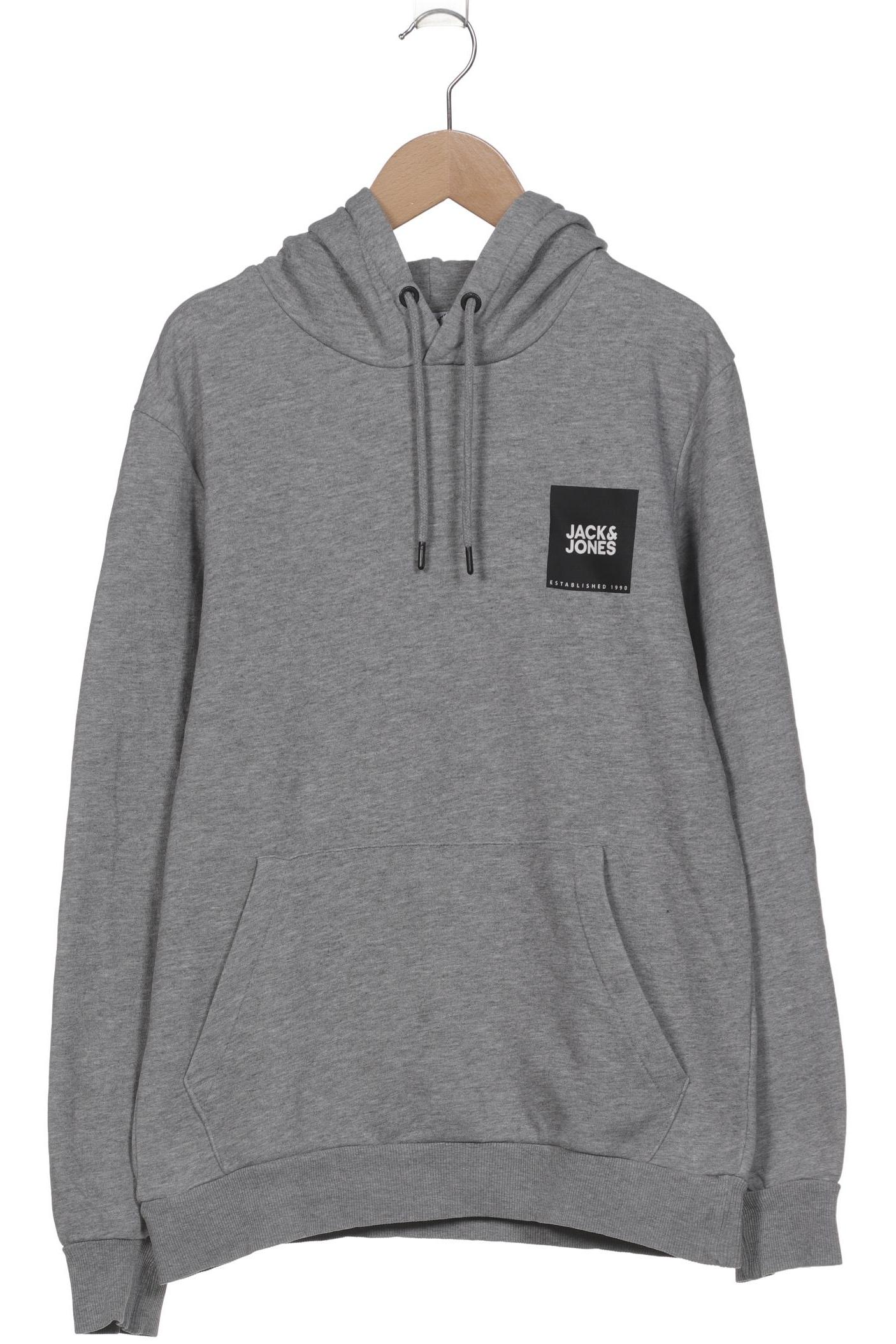 

Jack & Jones Herren Kapuzenpullover, grau, Gr. 48
