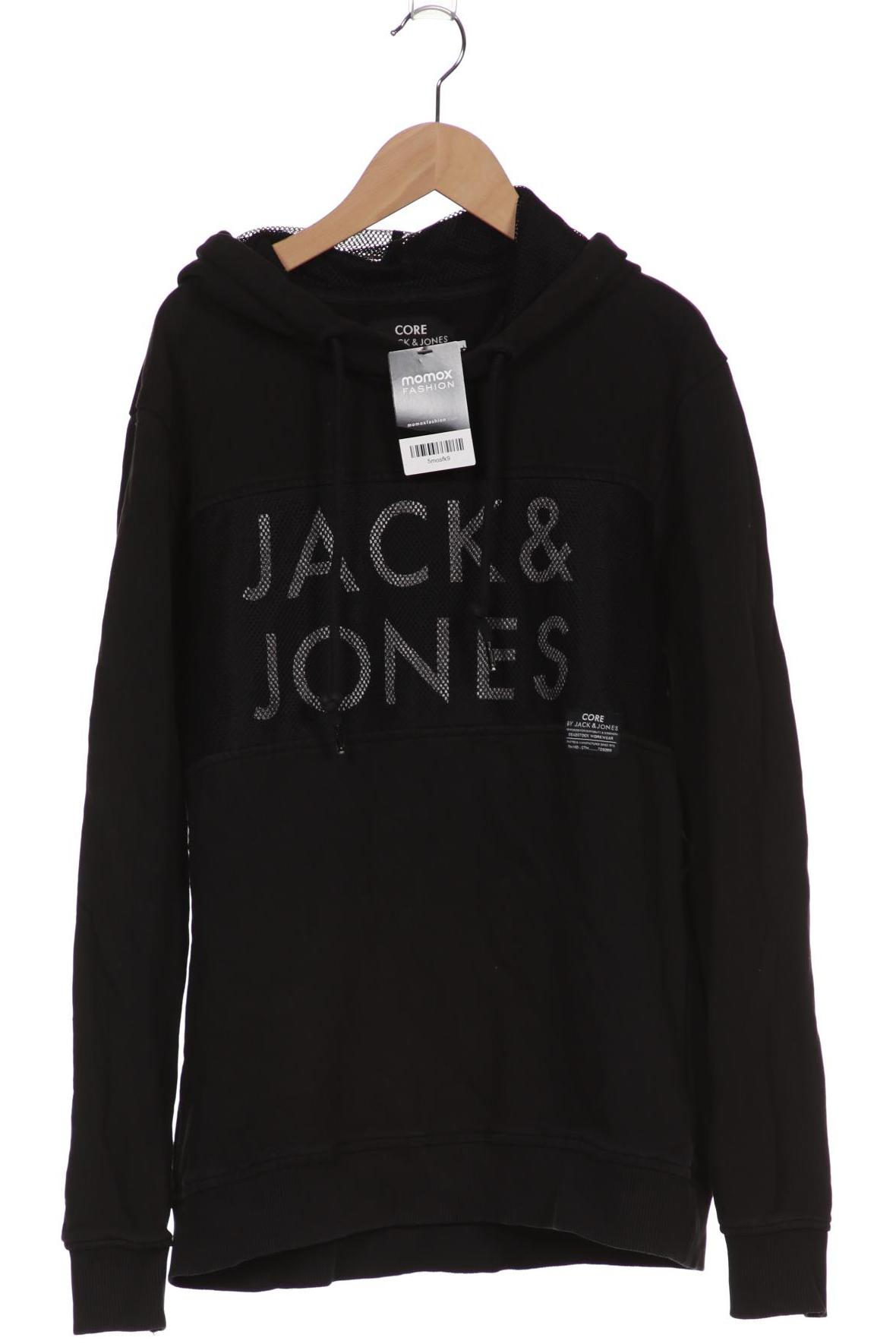 

Jack & Jones Herren Kapuzenpullover, schwarz, Gr. 52