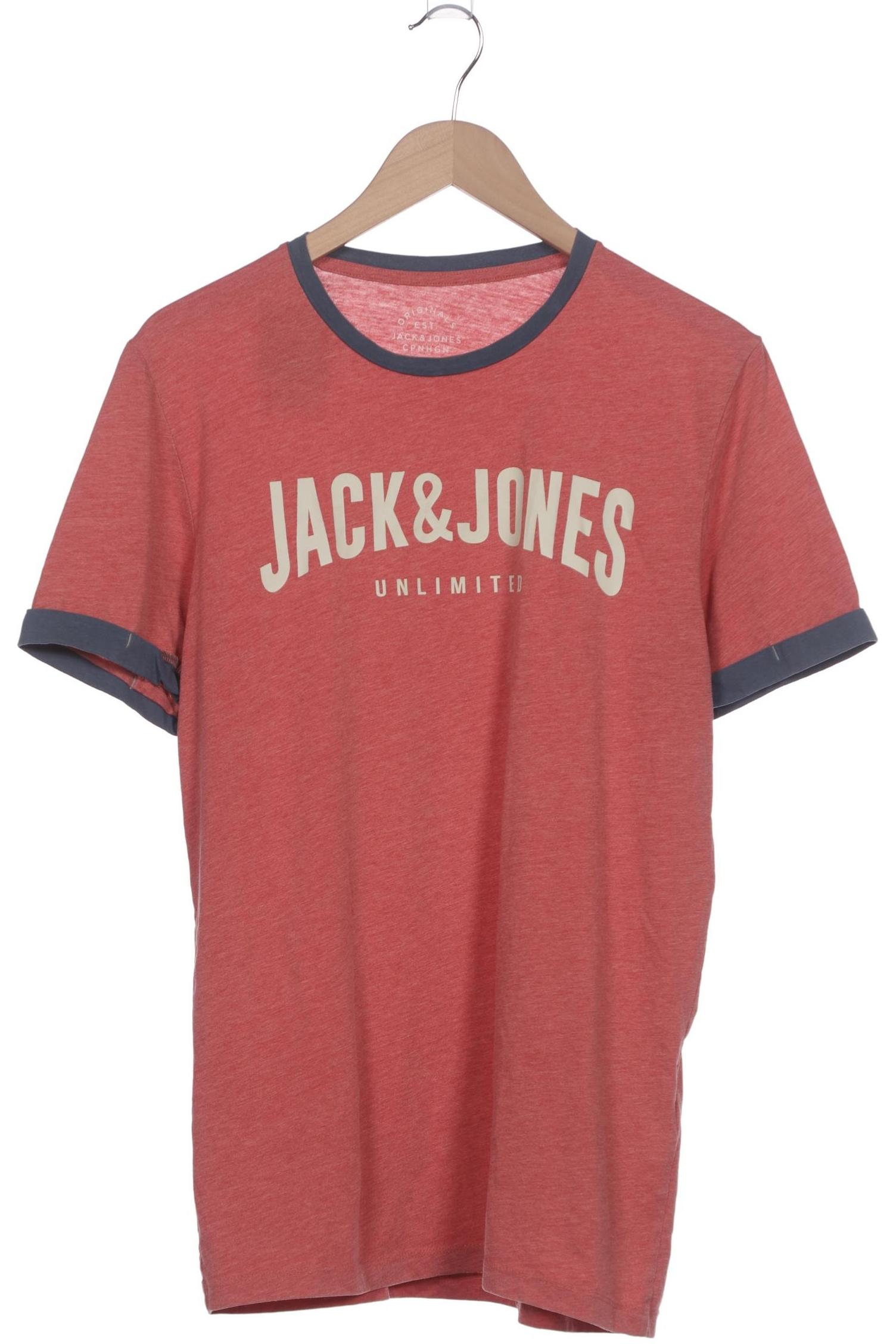 

Jack & Jones Herren T-Shirt, rot, Gr. 52