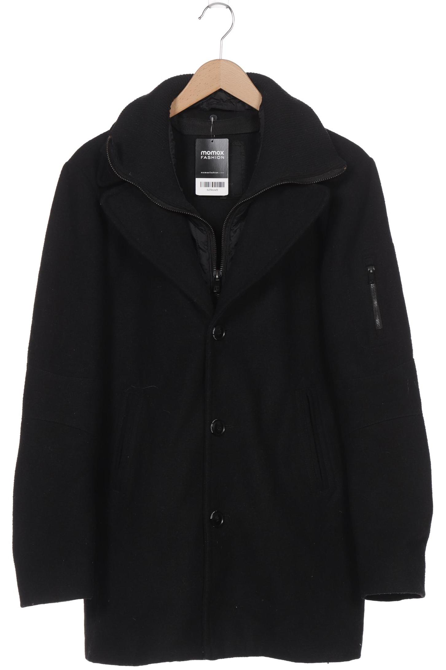 

Jack & Jones Herren Mantel, schwarz, Gr. 48