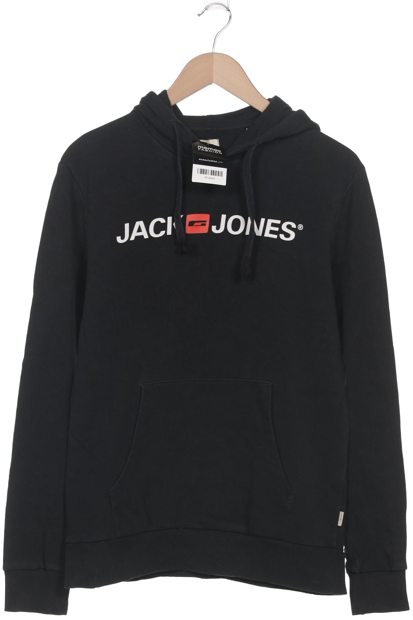 

Jack & Jones Herren Kapuzenpullover, schwarz, Gr. 46