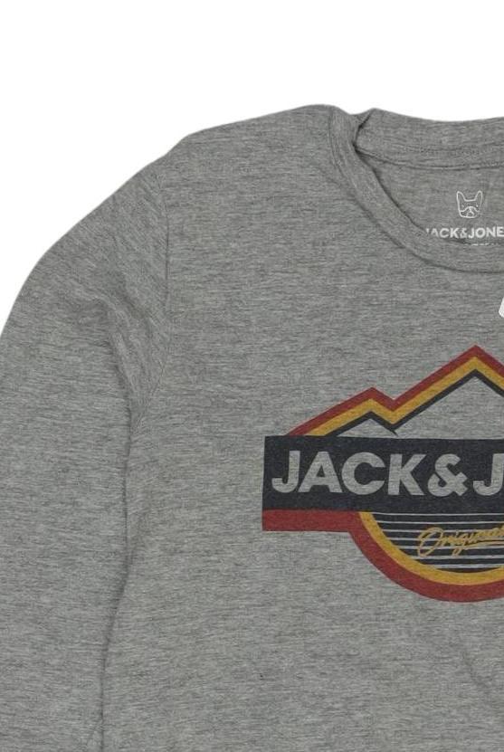 Thumbnail - Jack &amp; Jones Jungen Langarmshirt, grau, Gr. 152