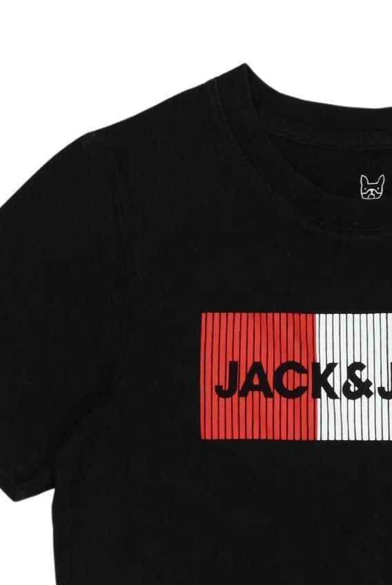 Thumbnail - Jack &amp; Jones Herren T-Shirt, schwarz, Gr. 140