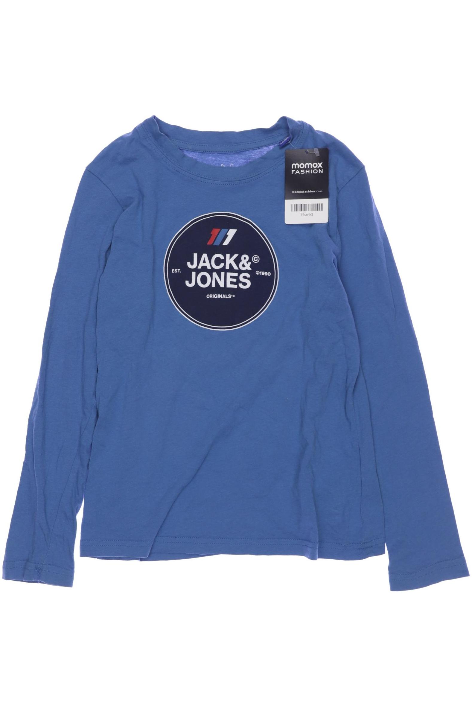 

Jack & Jones Herren Langarmshirt, blau, Gr. 140