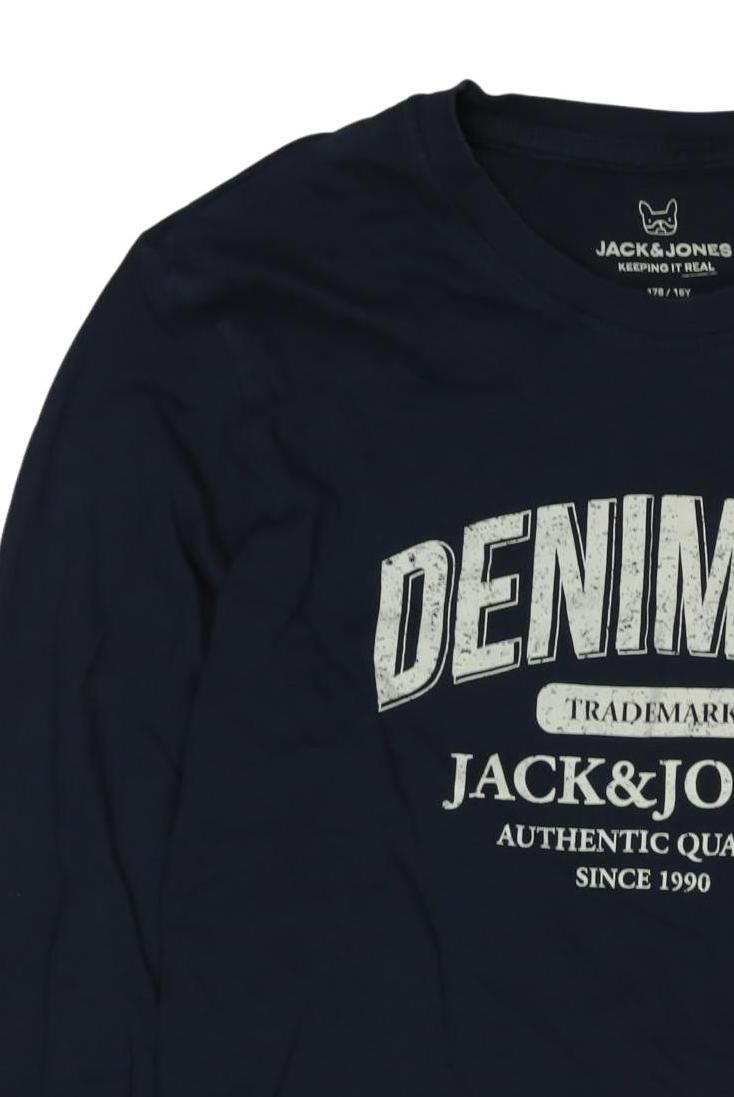 Thumbnail - Jack &amp; Jones Jungen Langarmshirt, marineblau, Gr. 176