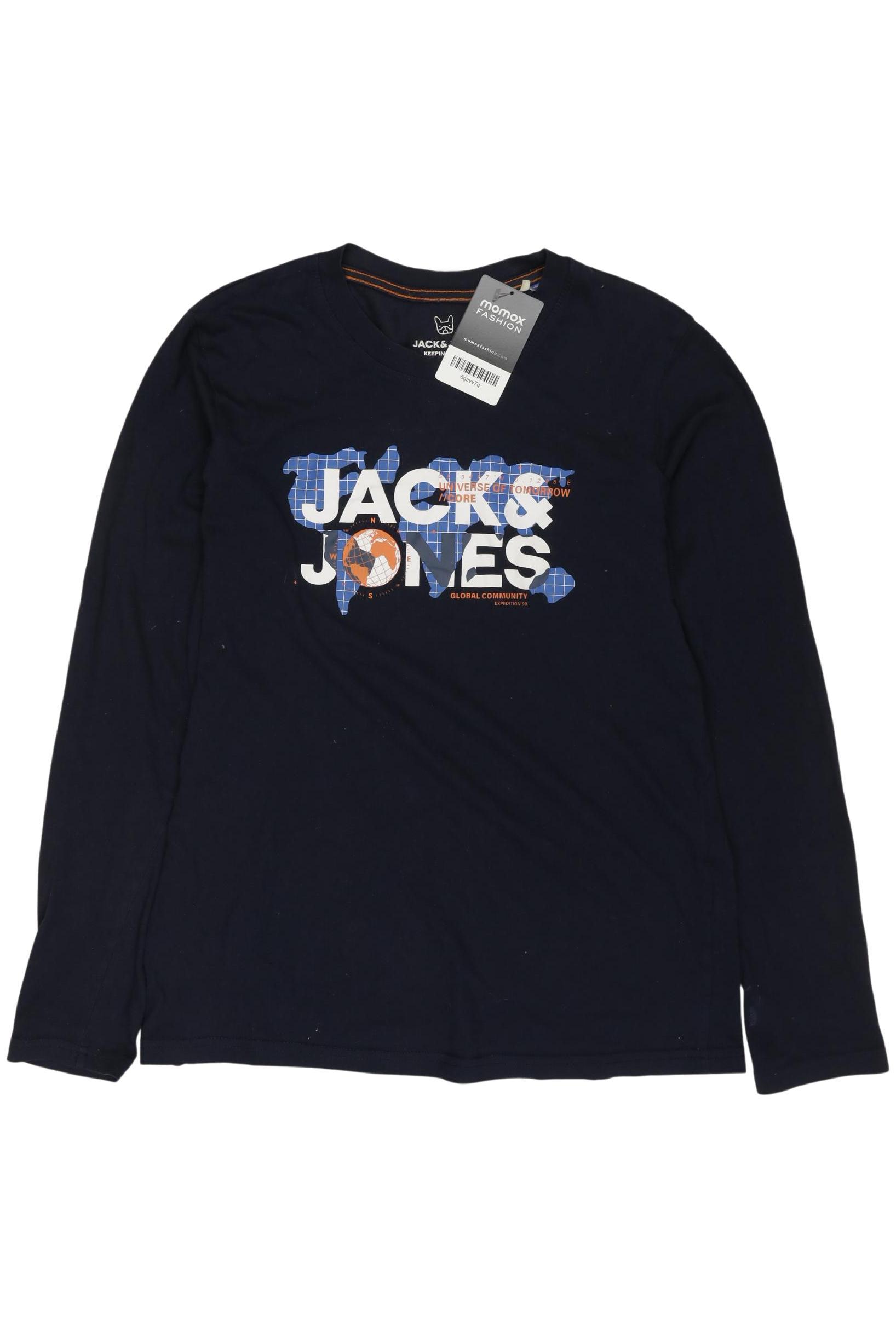 

Jack & Jones Jungen Langarmshirt, marineblau, Gr. 164