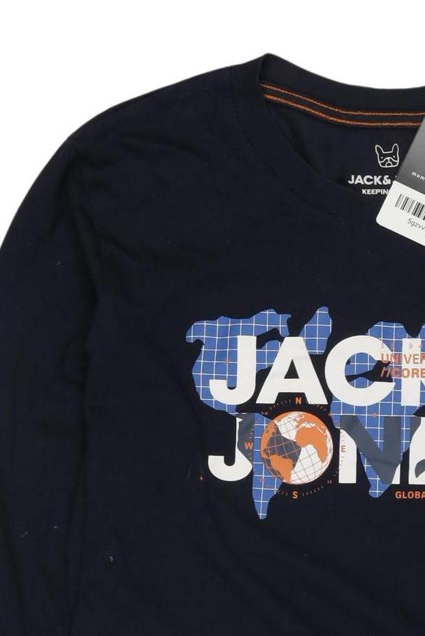 Thumbnail - Jack &amp; Jones Jungen Langarmshirt, marineblau, Gr. 164