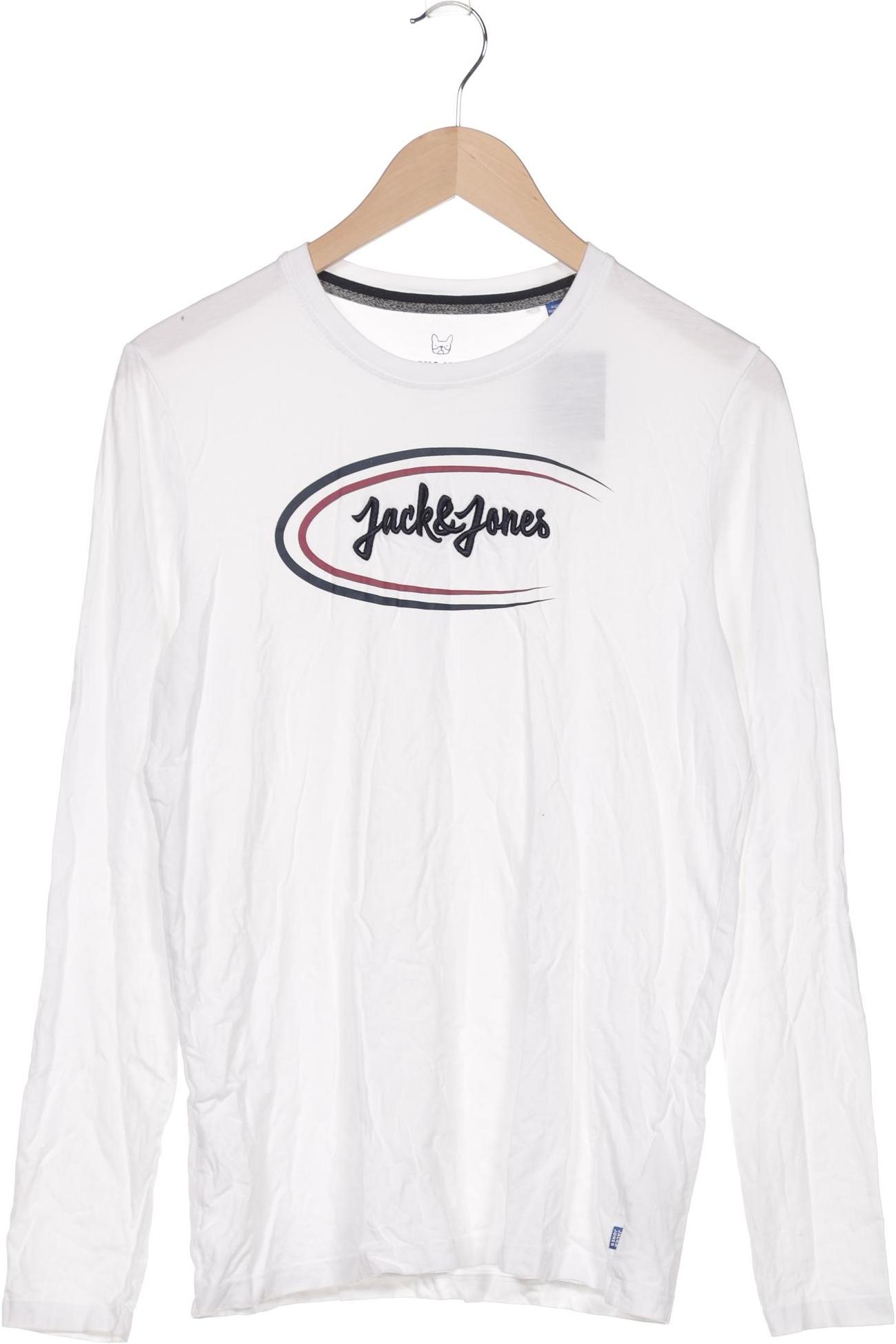 

Jack & Jones Herren Langarmshirt, weiß, Gr. 176