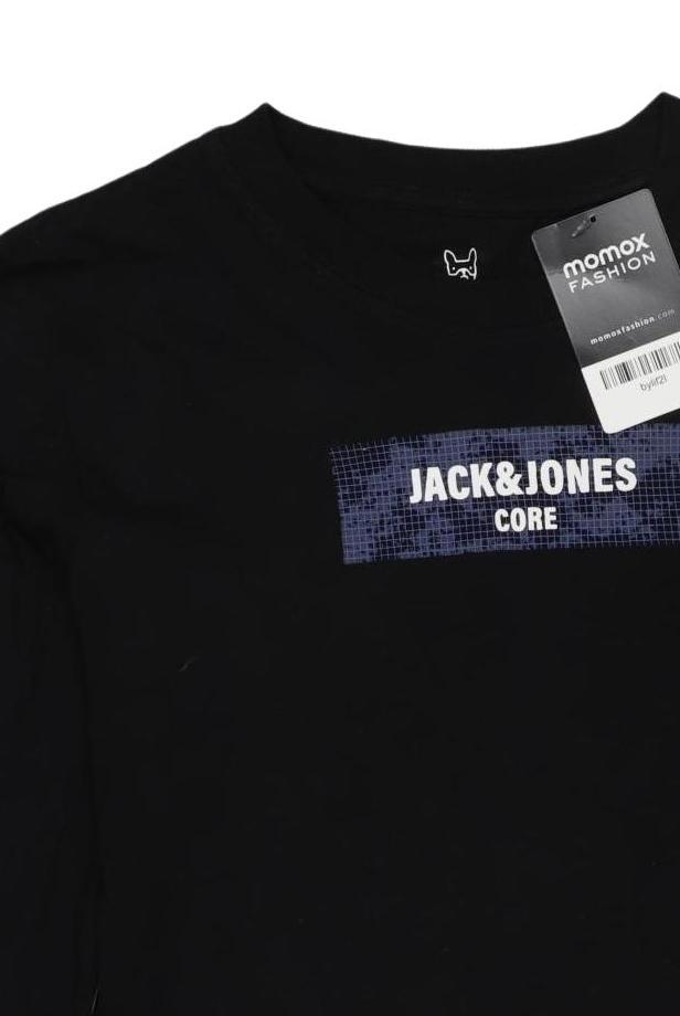 Thumbnail - Jack &amp; Jones Herren Langarmshirt, schwarz, Gr. 164
