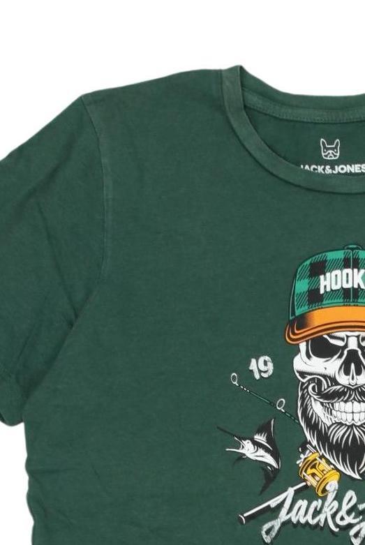Thumbnail - Jack &amp; Jones Herren T-Shirt, grün, Gr. 164