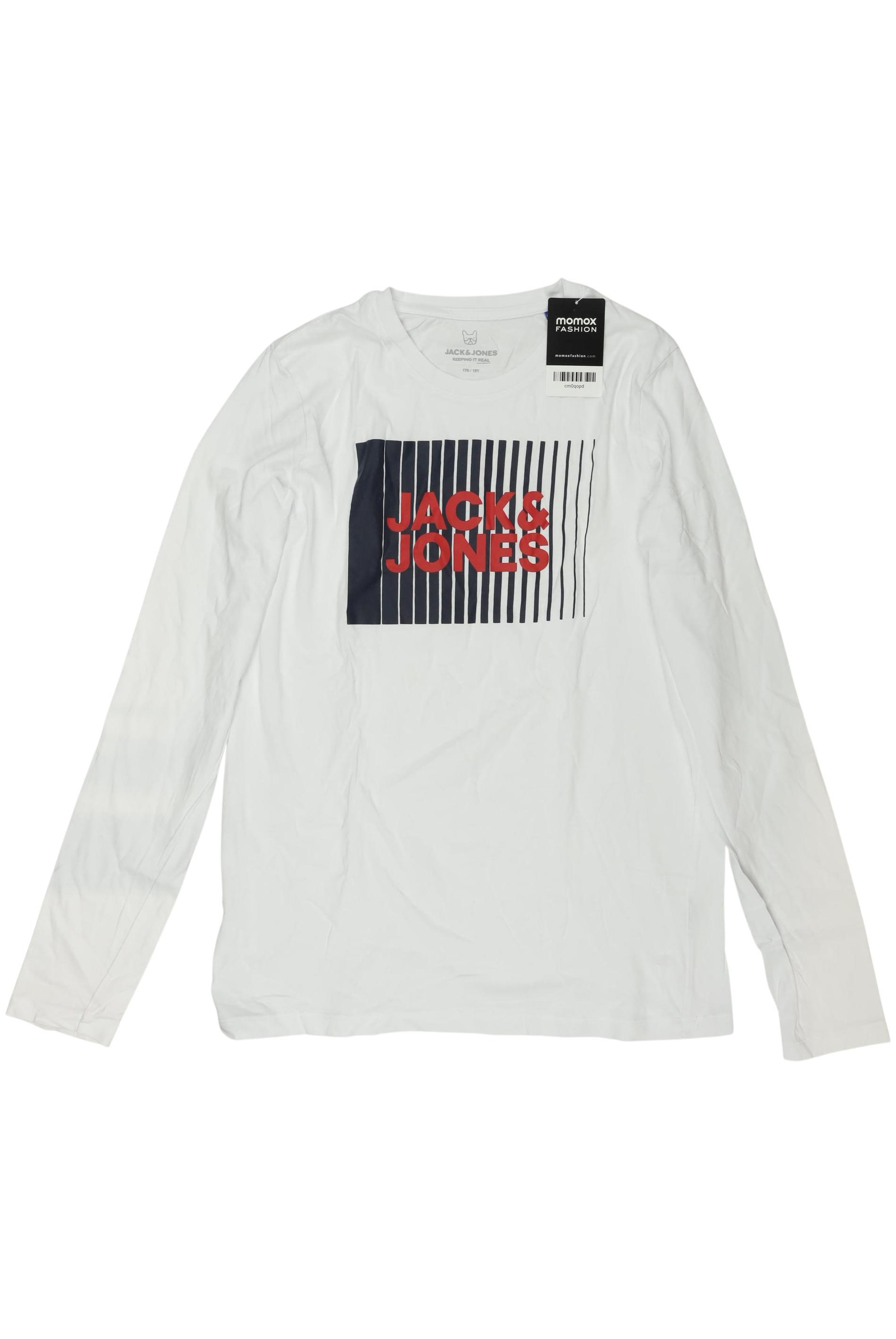 

Jack & Jones Jungen Langarmshirt, weiß, Gr. 176