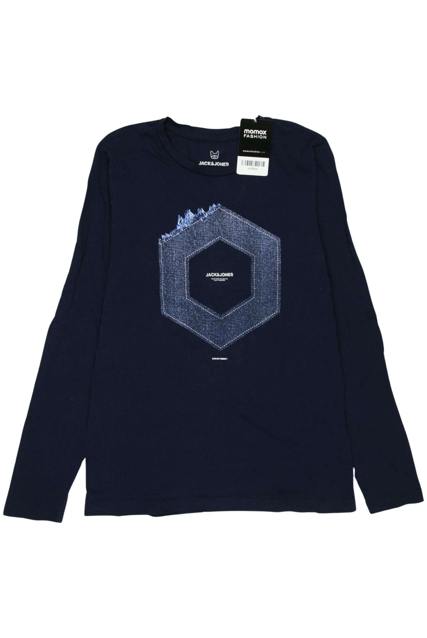 

Jack & Jones Herren Langarmshirt, marineblau, Gr. 164