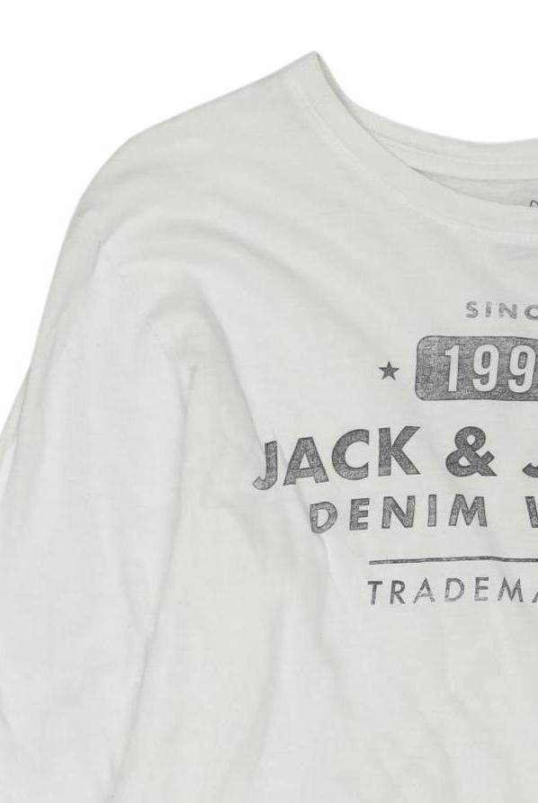 Thumbnail - Jack &amp; Jones Jungen Langarmshirt, weiß, Gr. 164