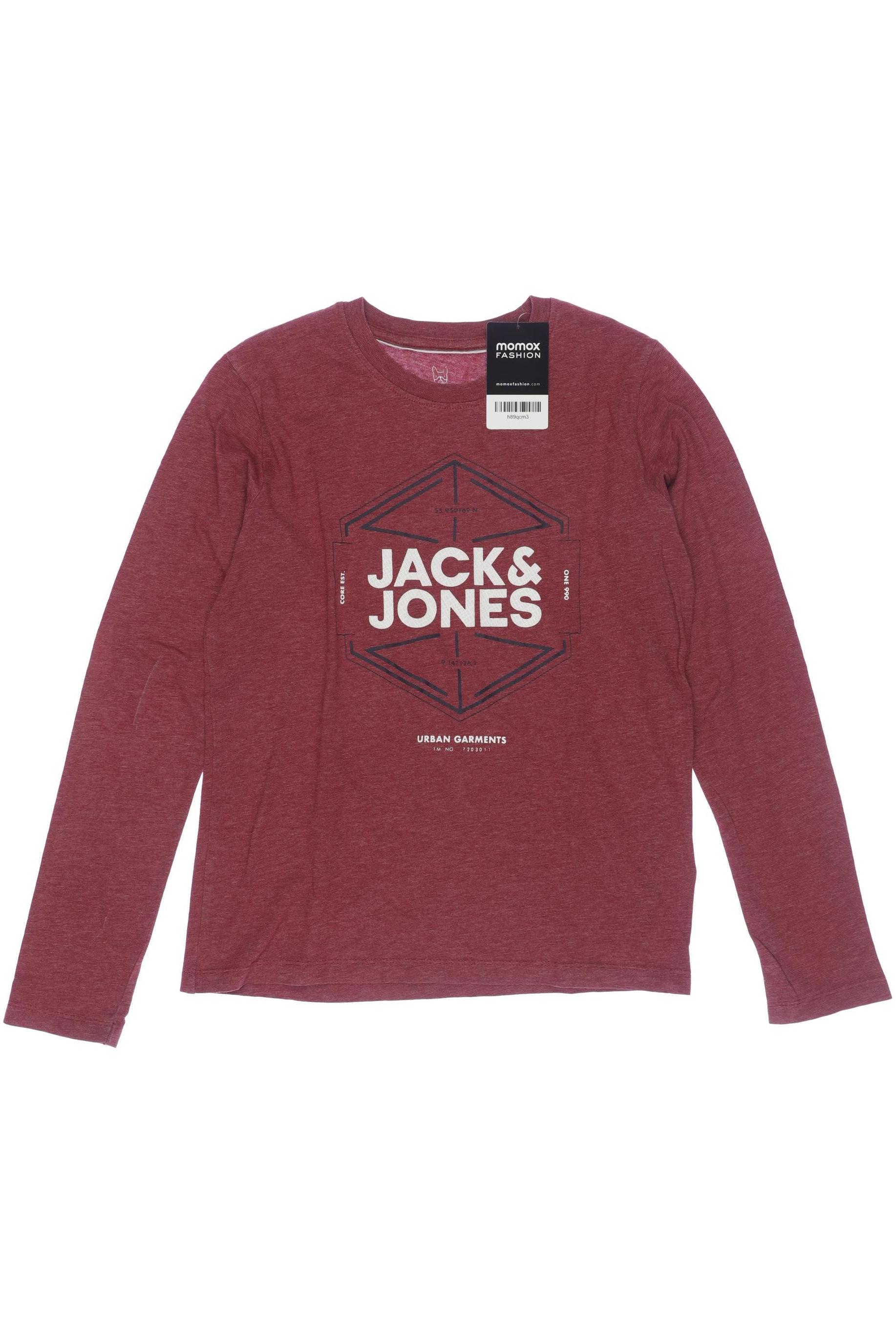 

Jack & Jones Herren Langarmshirt, bordeaux, Gr. 152