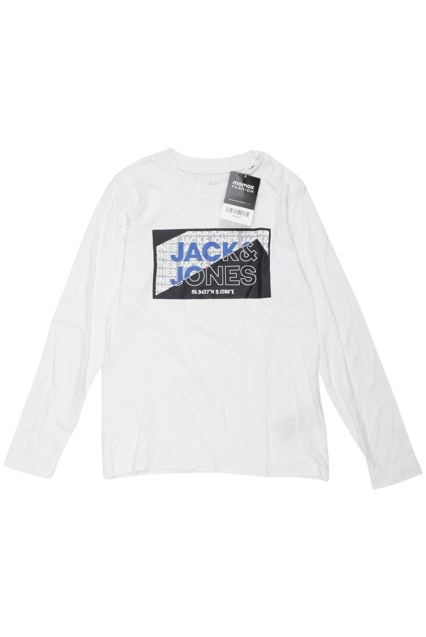 

Jack & Jones Jungen Langarmshirt, weiß, Gr. 140