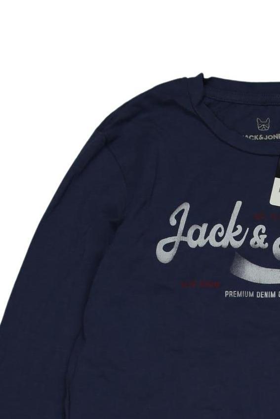 Thumbnail - Jack &amp; Jones Jungen Langarmshirt, marineblau, Gr. 164