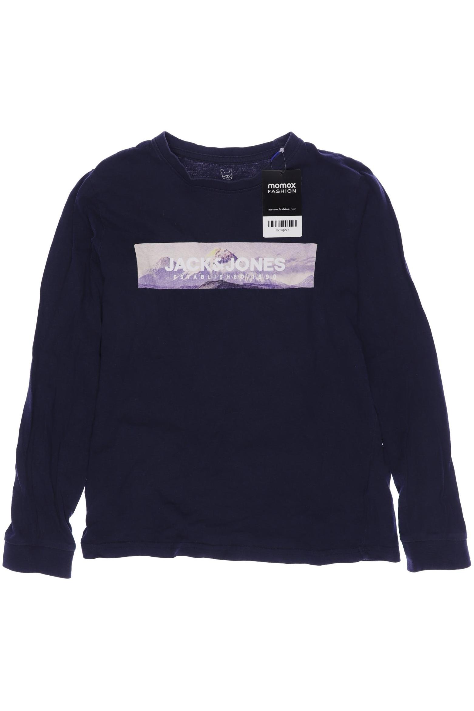 

Jack & Jones Herren Langarmshirt, marineblau, Gr. 152