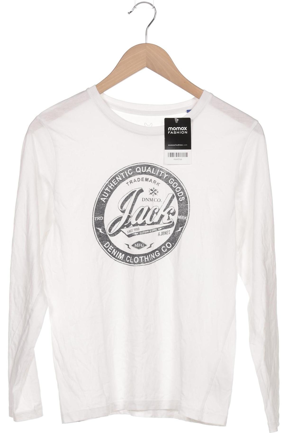 

Jack & Jones Herren Langarmshirt, weiß, Gr. 164