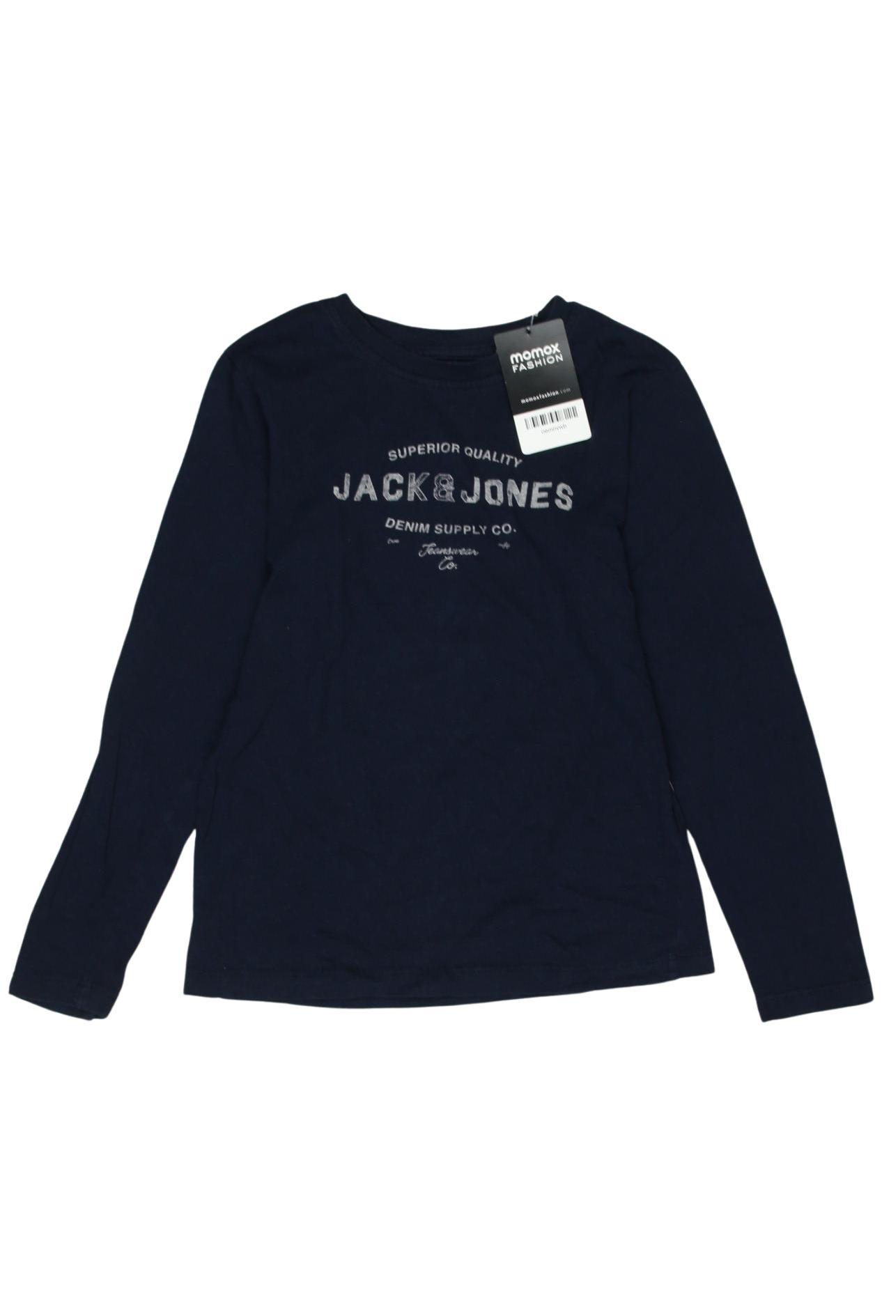

Jack & Jones Herren Langarmshirt, marineblau, Gr. 140