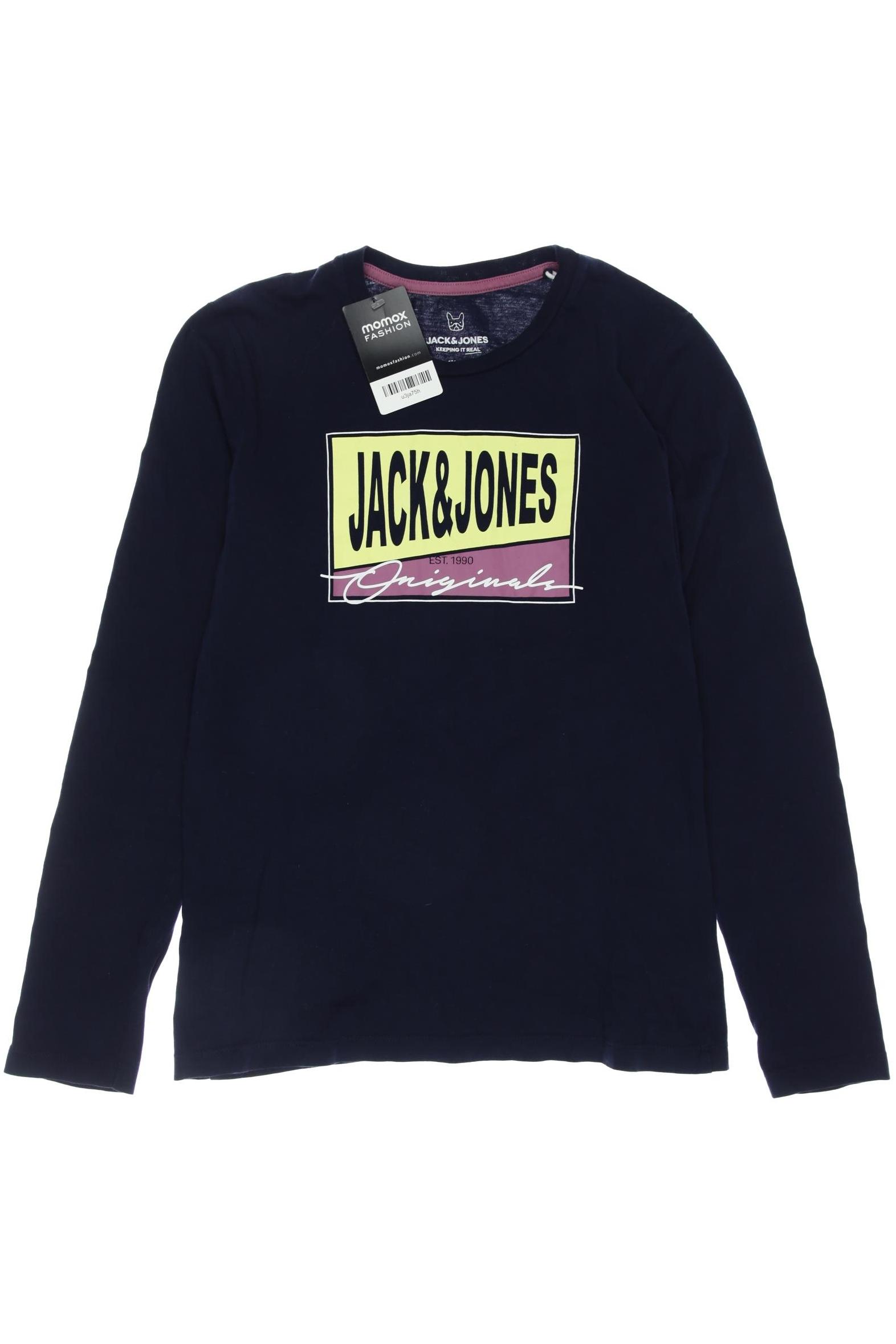 

Jack & Jones Herren Langarmshirt, marineblau, Gr. 164