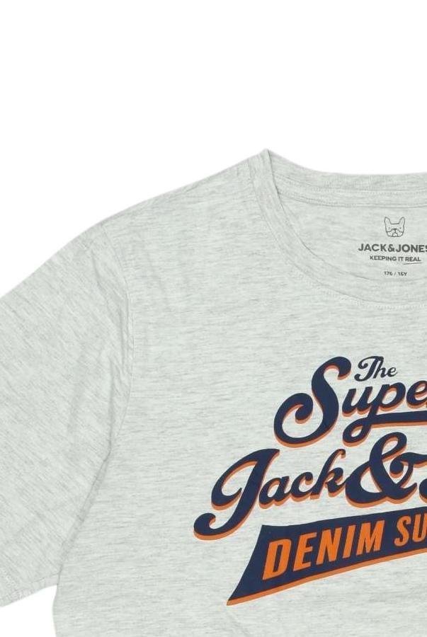Thumbnail - Jack &amp; Jones Jungen T-Shirt, grau, Gr. 176