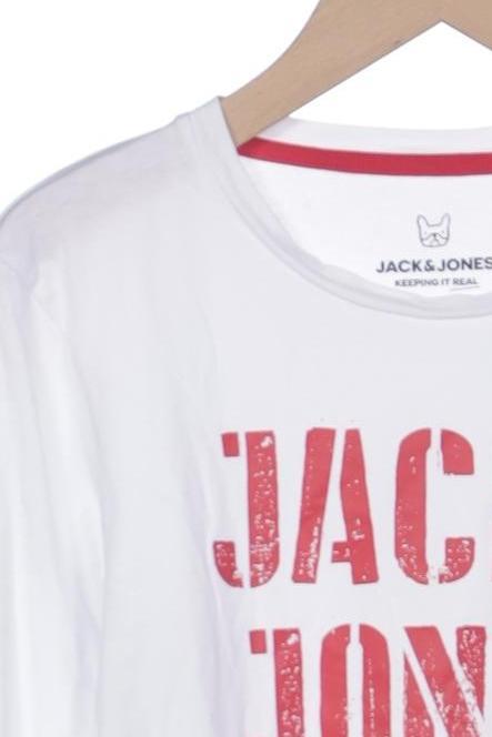 Thumbnail - Jack &amp; Jones Herren Langarmshirt, weiß, Gr. 164