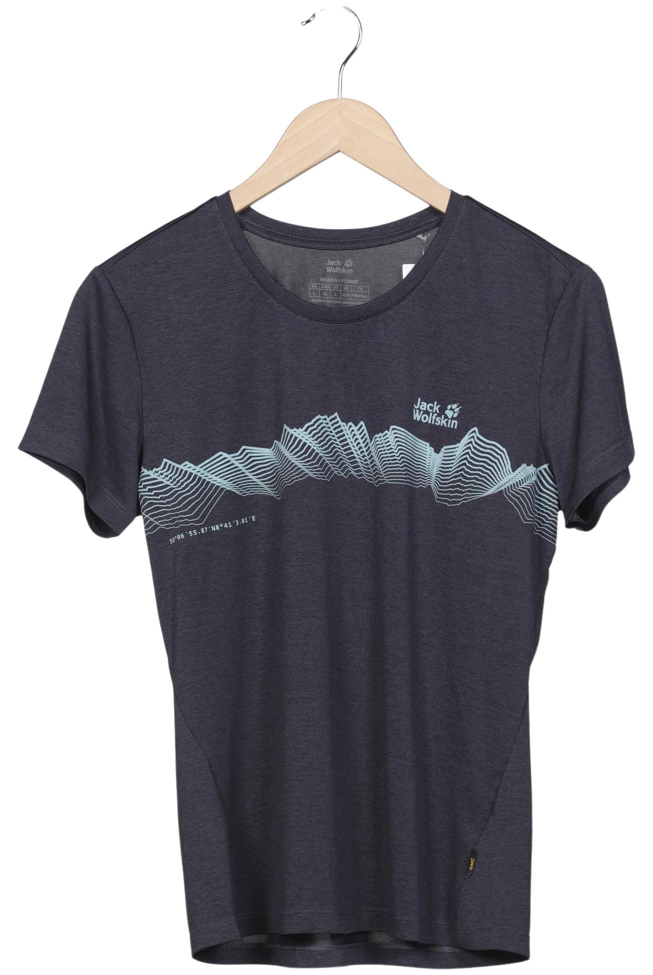 

Jack Wolfskin Damen T-Shirt, marineblau, Gr. 42