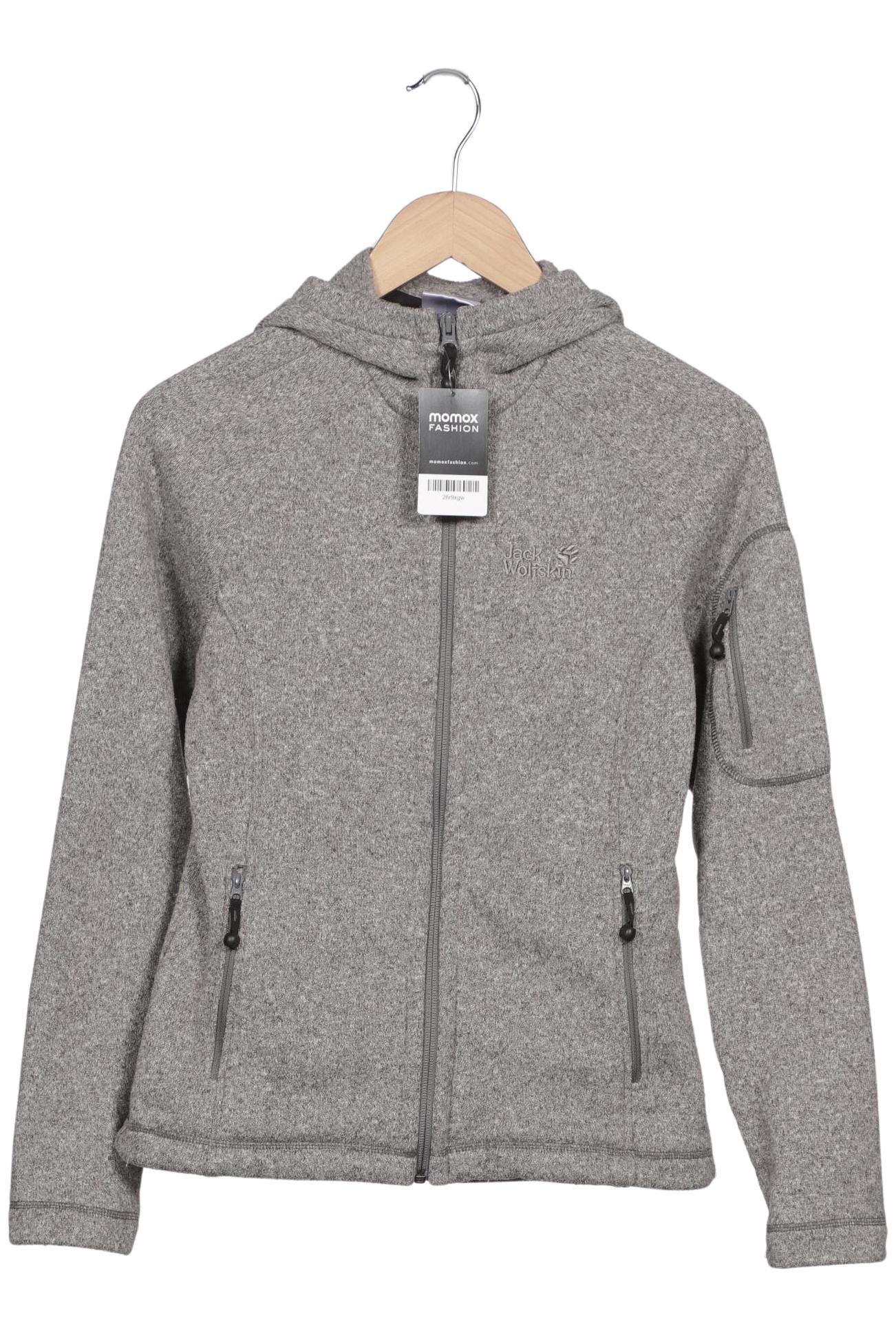 

Jack Wolfskin Damen Kapuzenpullover, grau, Gr. 36