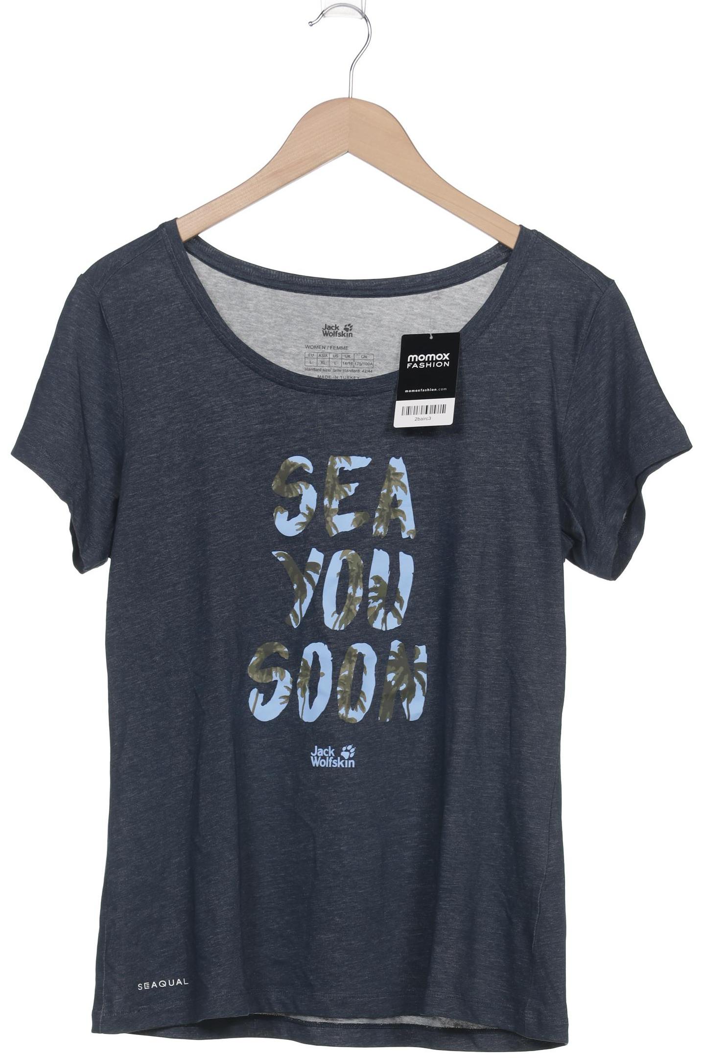 

Jack Wolfskin Damen T-Shirt, marineblau, Gr. 42