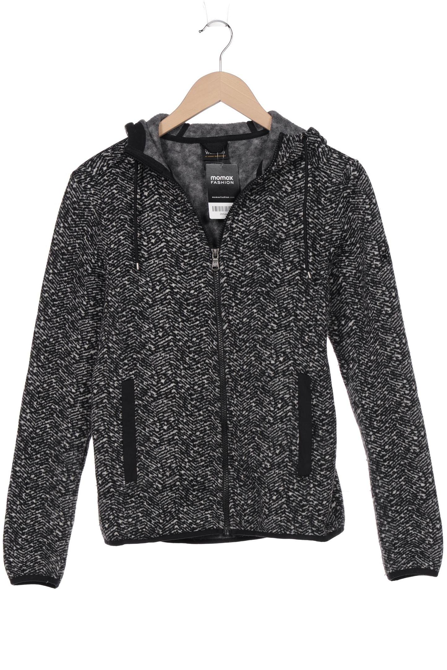 

Jack Wolfskin Damen Kapuzenpullover, schwarz