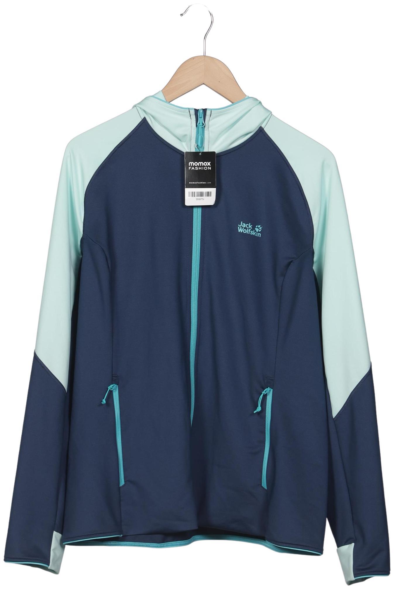 

Jack Wolfskin Damen Kapuzenpullover, hellblau, Gr. 46
