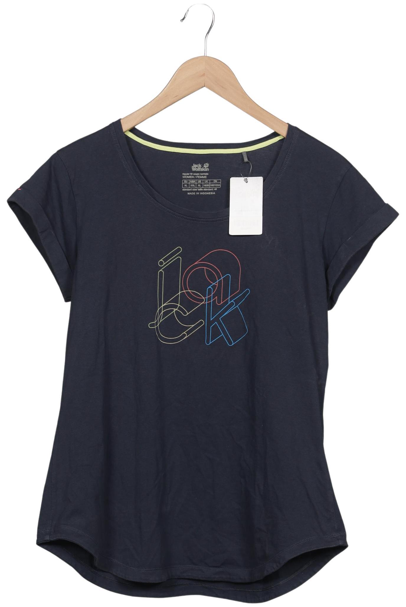 

Jack Wolfskin Damen T-Shirt, marineblau, Gr. 44