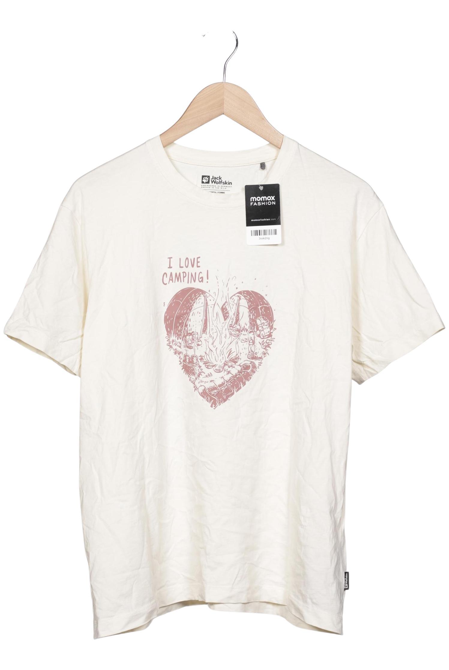 

Jack Wolfskin Damen T-Shirt, cremeweiß, Gr. 46
