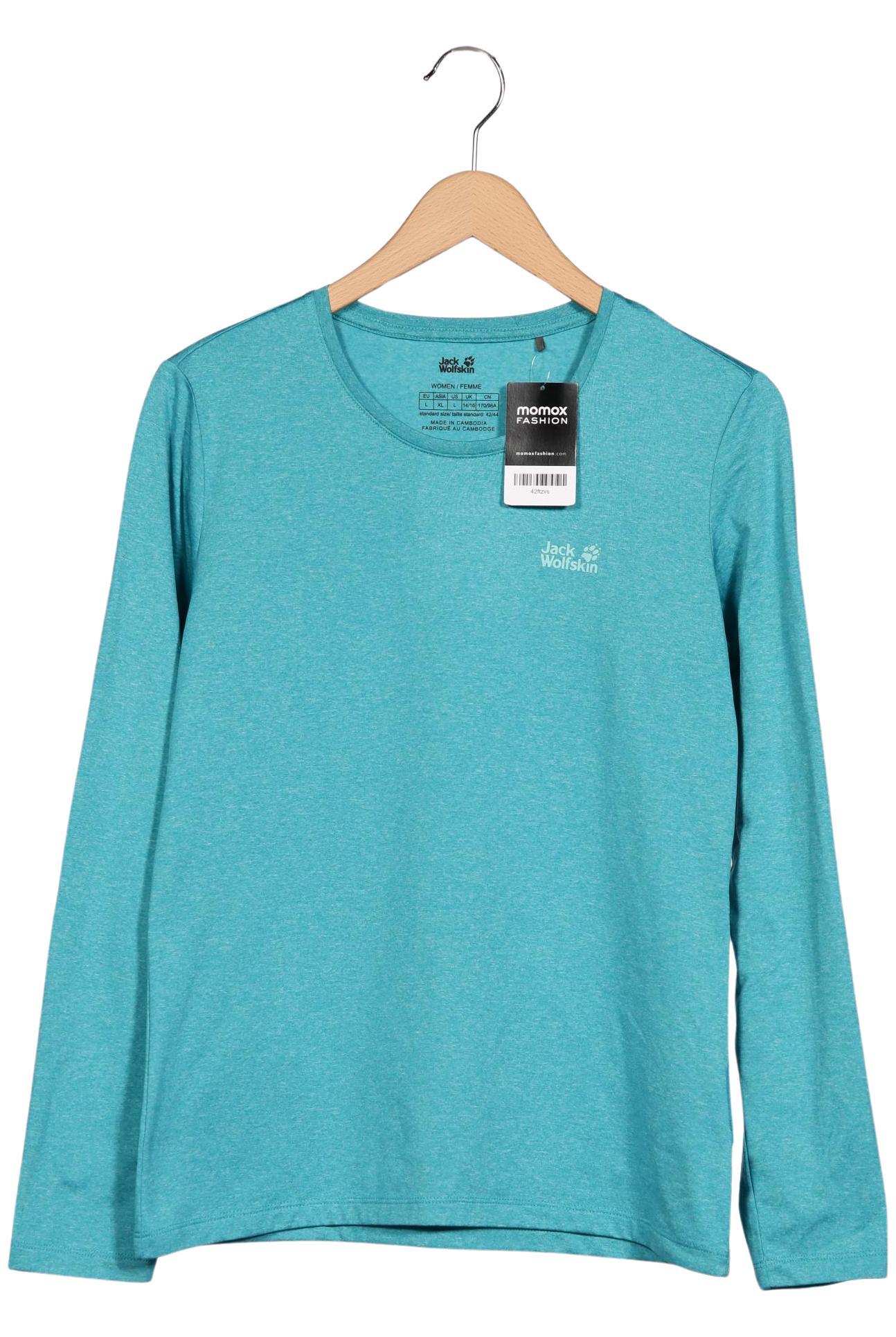 

Jack Wolfskin Damen Langarmshirt, türkis, Gr. 42