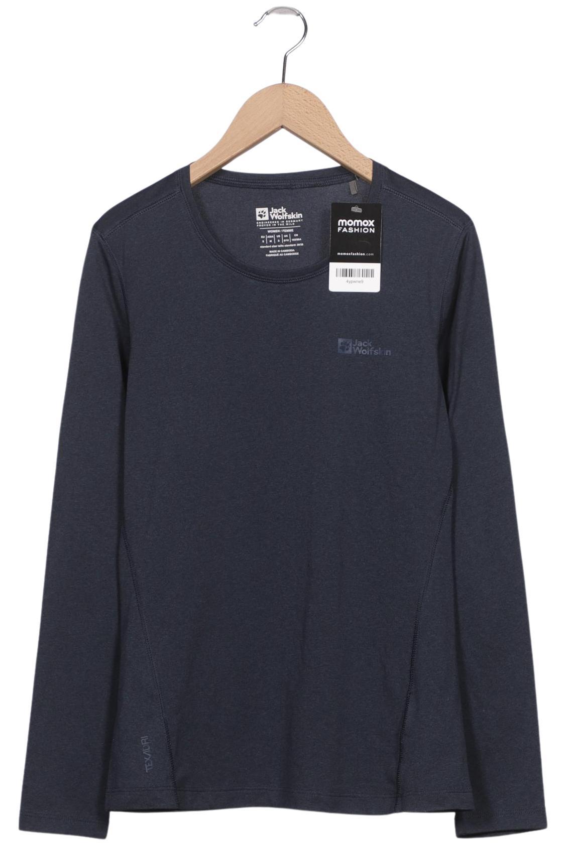 

Jack Wolfskin Damen Langarmshirt, marineblau, Gr. 36