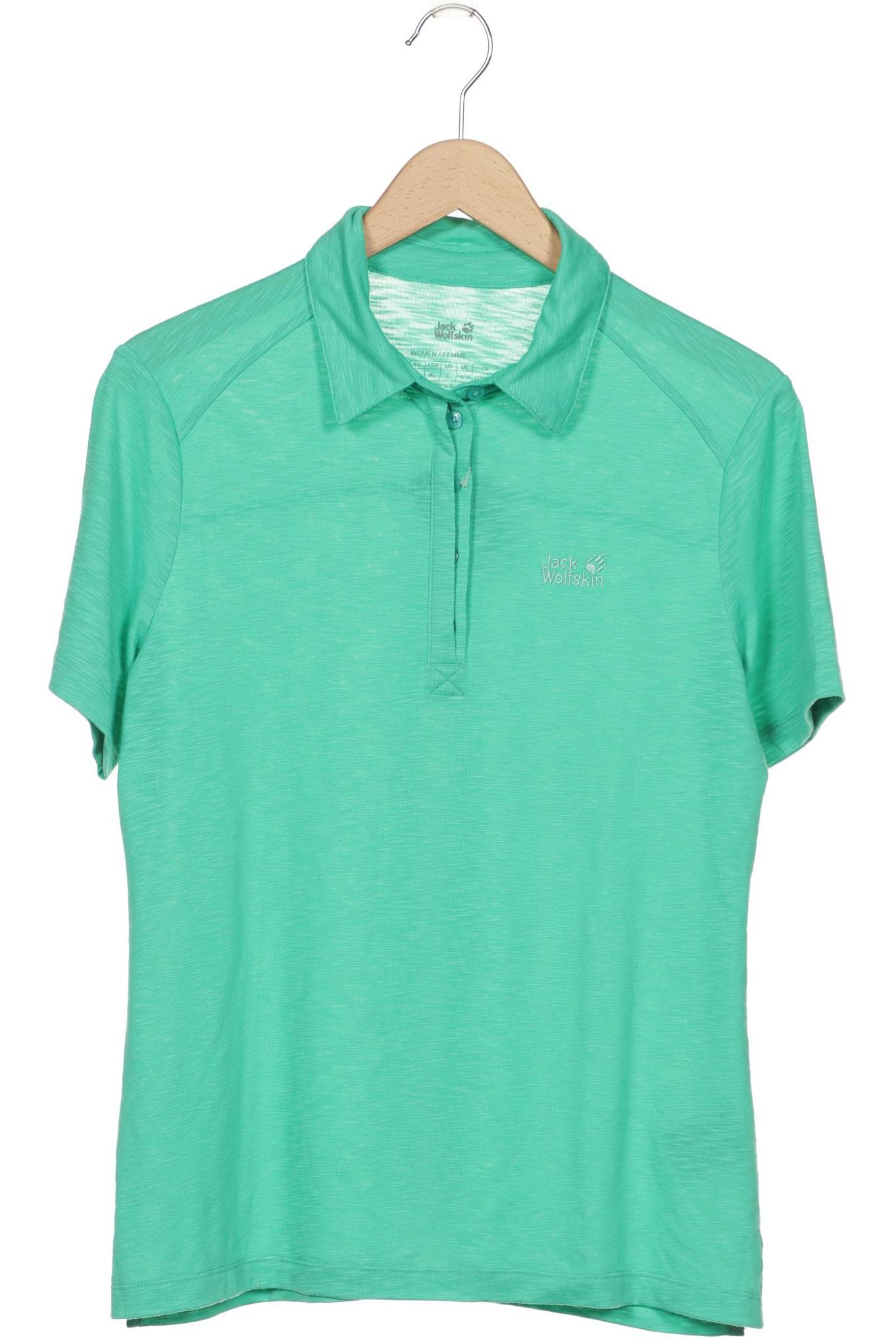 

Jack Wolfskin Damen Poloshirt, grün, Gr. 42