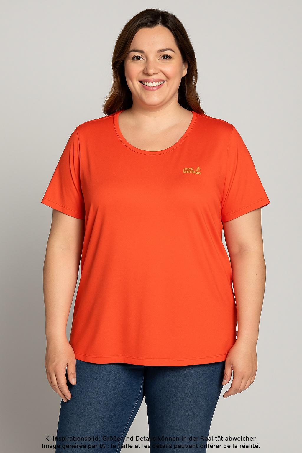

Jack Wolfskin Damen T-Shirt, orange, Gr. 46