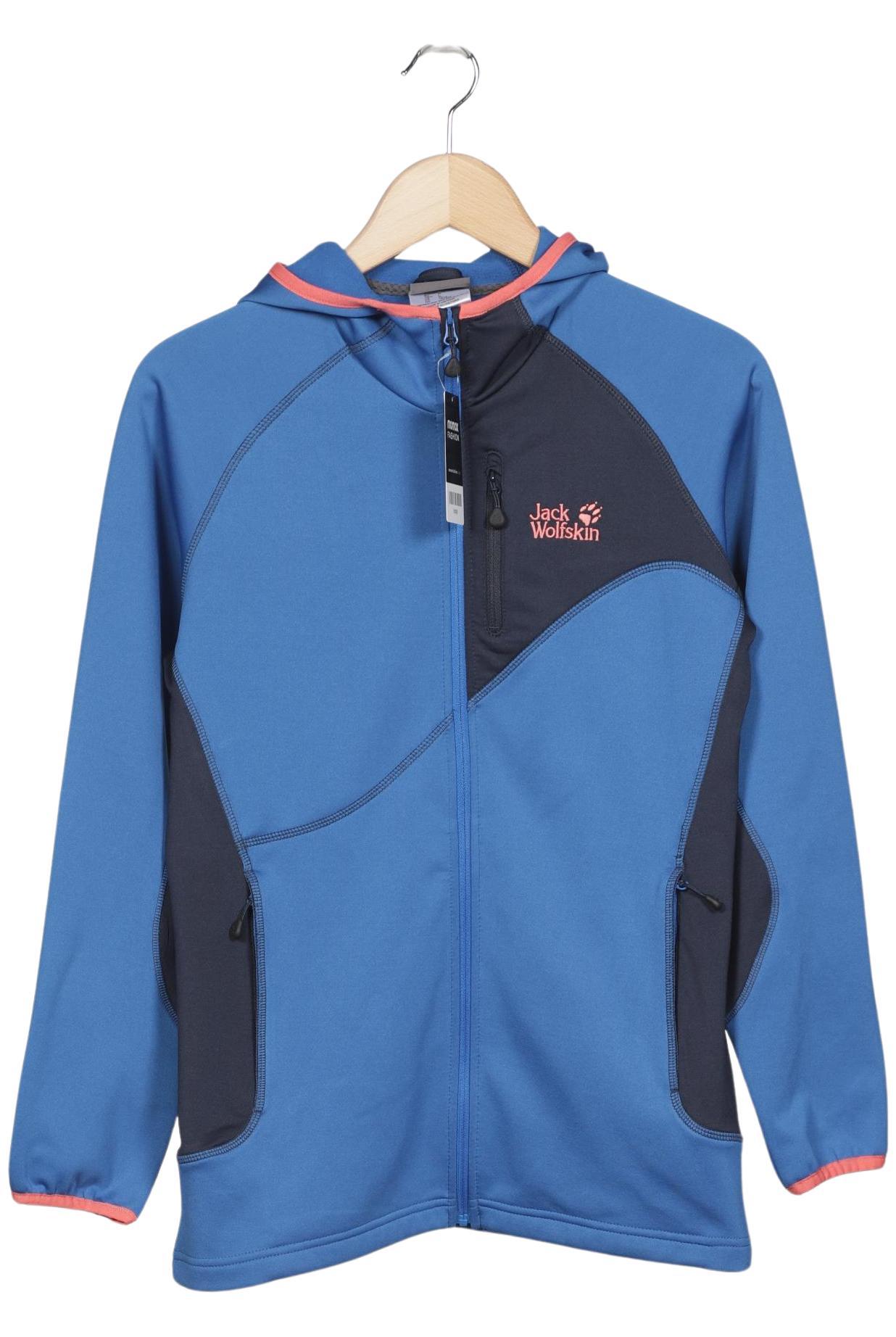 

Jack Wolfskin Damen Kapuzenpullover, blau, Gr. 40