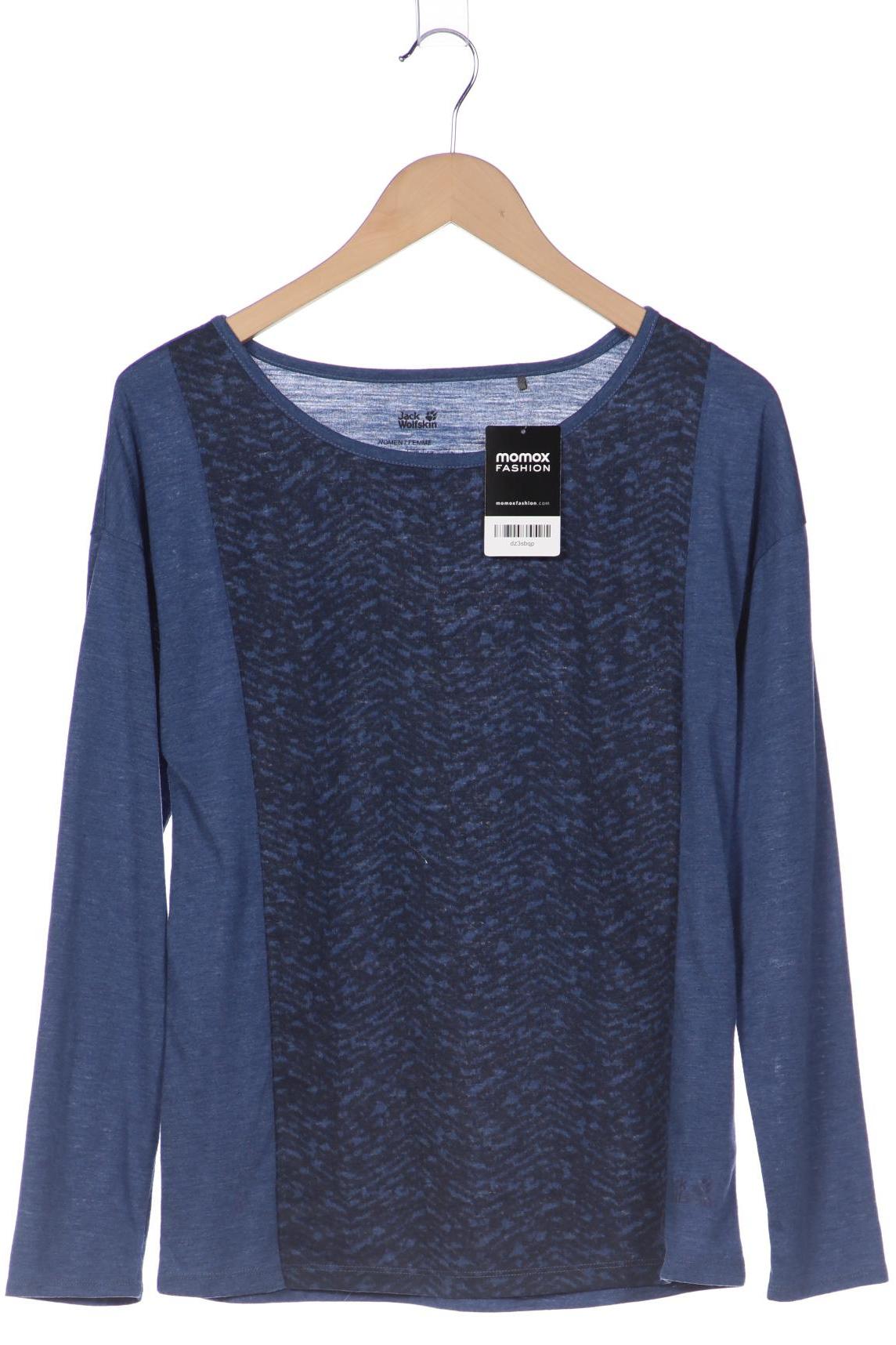 

Jack Wolfskin Damen Langarmshirt, blau, Gr. 36