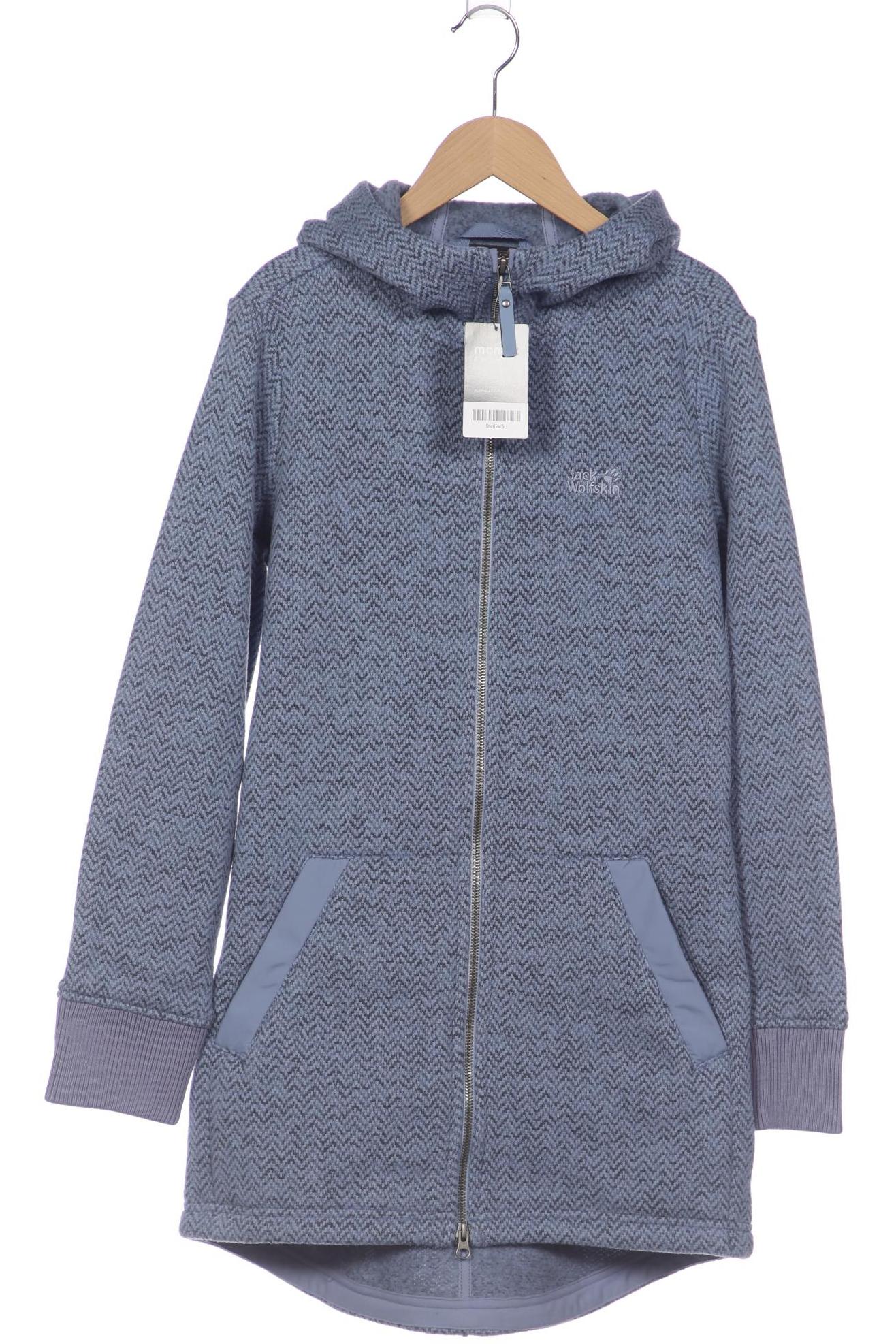 

Jack Wolfskin Damen Kapuzenpullover, blau, Gr. 36
