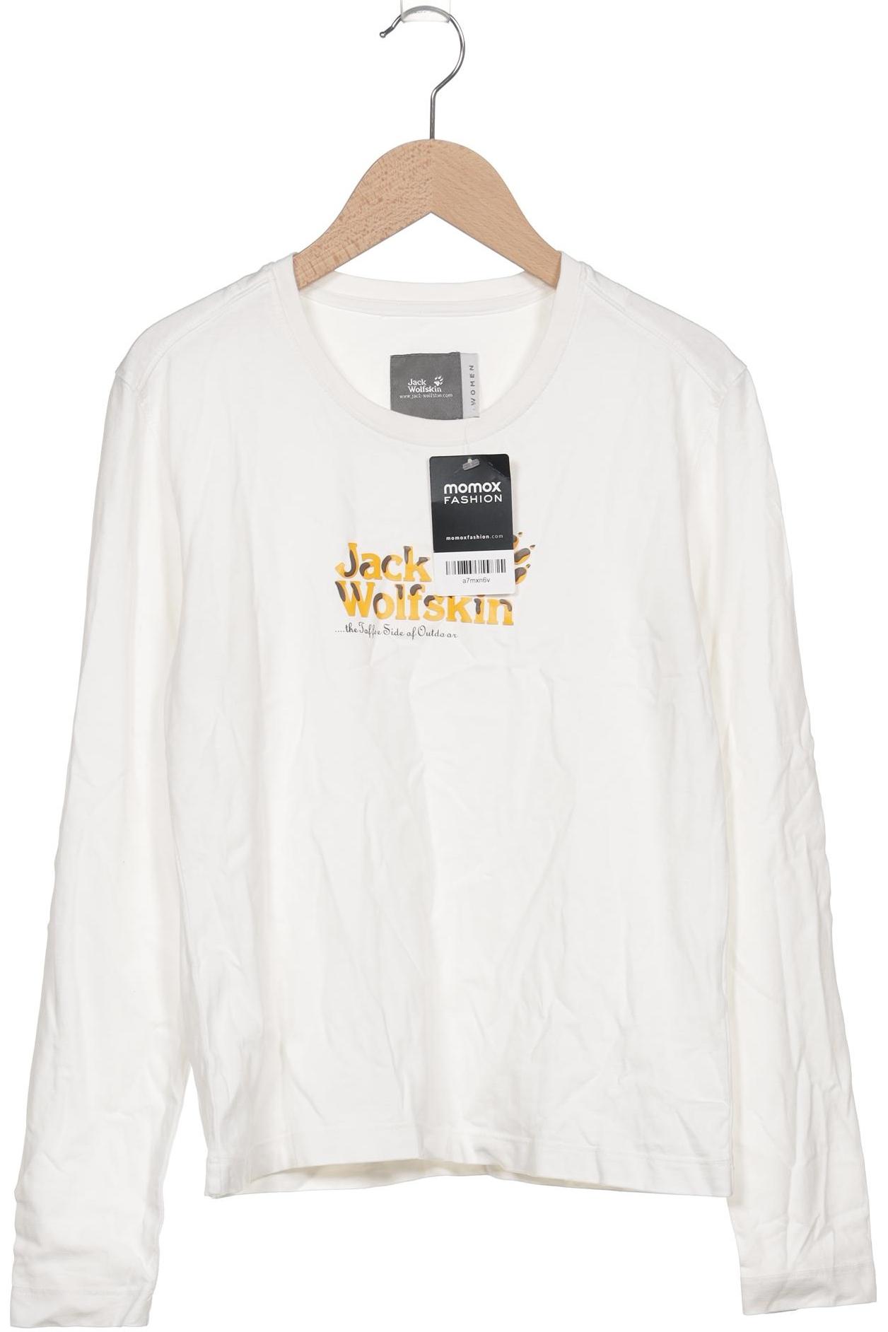 

Jack Wolfskin Damen Langarmshirt, weiß, Gr. 36