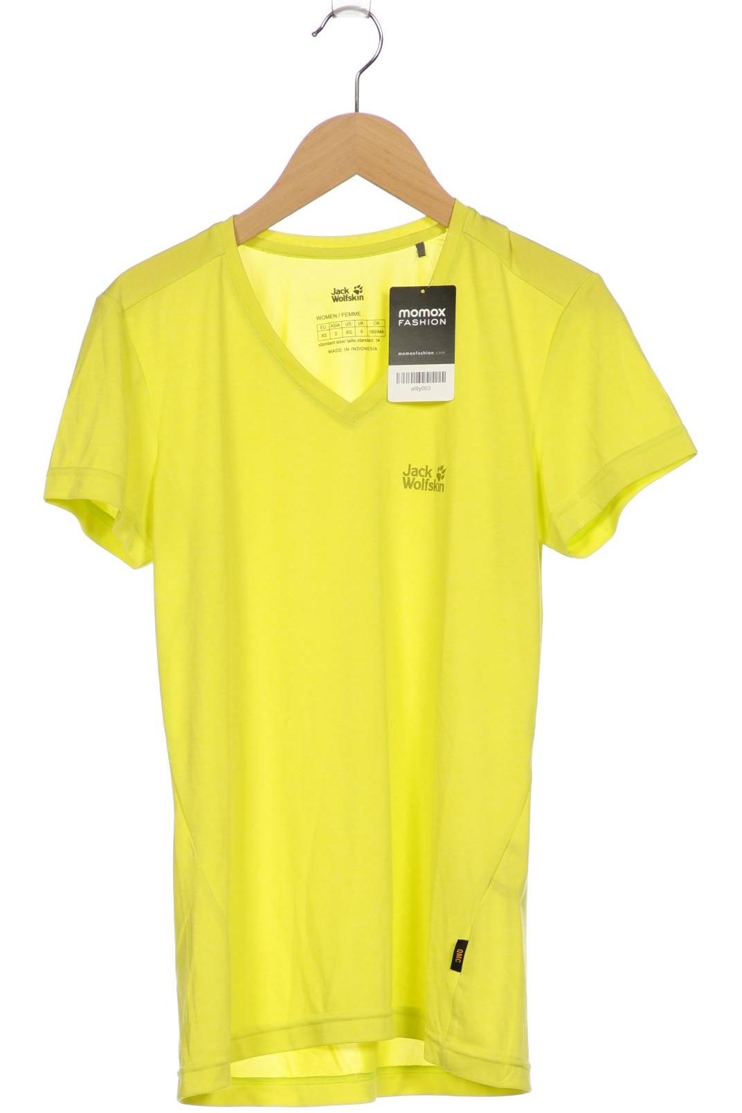 

Jack Wolfskin Damen T-Shirt, gelb, Gr. 34