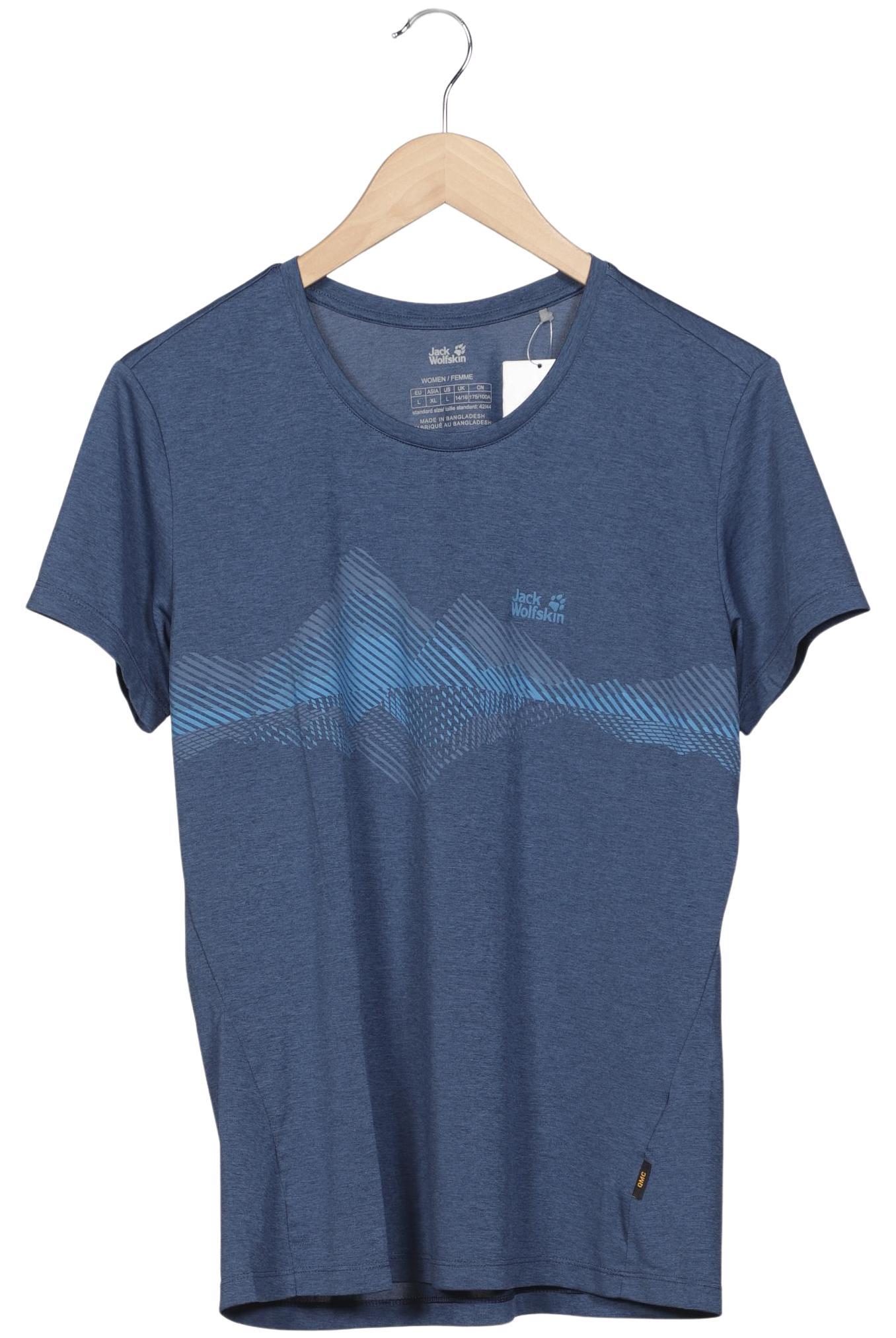 

Jack Wolfskin Damen T-Shirt, blau, Gr. 42